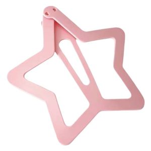 FANME Solid Color Extra-large Star Hair Clip Creative INS Openwork Star Hairpin Trendy Kawaii Clothes BB Clip Daily Wearing