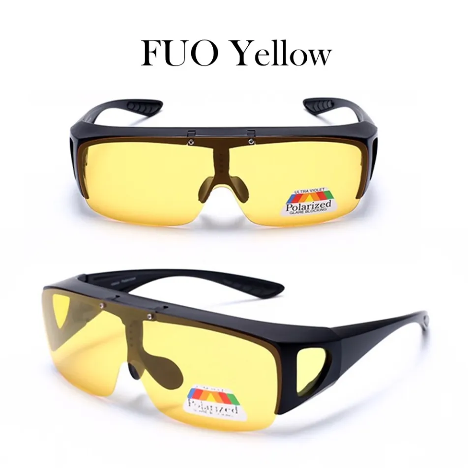 4GL SFO Polarized Sunglasses Fit Over Overlap (UV400)