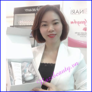 Bộ chăm sóc da mặt cao cấp chính hãng  Nari chiết xuất thảo dược giúp da sáng bóng căng mịn khỏe từ sâu bên trong gồm sữa rửa mặt 50 ml kem dưỡng 30 ml