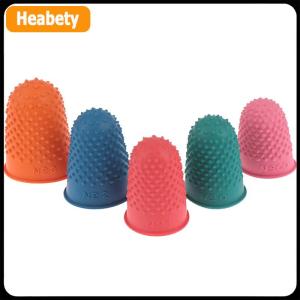 【2-3 days delivery】 5Pcs Counting Cone Rubber Thimble Protector Sewing Quilter Finger Tip Craft