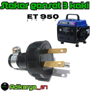 Steker 3 kaki genset ET 950 2 TAKK