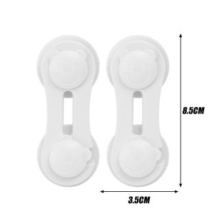 10Pcs Baby Proof Cabinet Locks Drawer Latches Child Anti-opening Refrigerator Lock Home Baby Safety Anti-pinch Protection Buckle