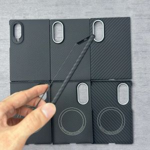 For Samsung Galaxy ZFold 8Wide Aramid Carbon Fiber Case Ultra Thin Lightweight Magsafe Cover Shockproof Hard Armor Shell