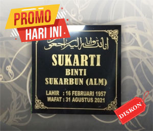 Nisan Makam Granite Keramik ukuran 30x30 cm