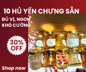 10 Hủ Yến Chưng Sẵn Đủ Vị Kèm Hộp Quà