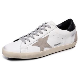 2025 New Original GGBD Couple Old Retro Stars Genuine Leather Mens and Womens Low-top Sports Sneakers Little White Shoes Versatile Casual Board Shoes Little Dirty Shoes
