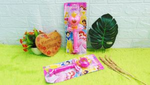 618 [Nyala Lampu dan Musik] Mainan Anak Putri Cantik Princess Wand Tongkat Peri Model Random