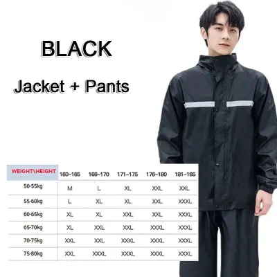 Rain Coat For Motorcycle Waterproof Motor Bicycle Outdoor Raincoat Men Motorbike Rain Suit For Man and Women Motorcycle Riding Rain Coat Suit Raincoat Double Layer Set Motorcycle Bike Bicycle Outdoor Waterproof Jacket Rainsuit