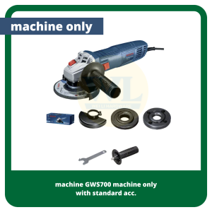 Bosch GWS700 4" Angle Grinder 710W/Mesin Potong Besi/Mesin Grender/Grander Mesin Gosok Besi/Bosch Grinder GWS060