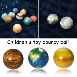 9pcs Solar System Planet Balls Stress Relief Educational Toys Ball Squeeze Toy Squishying Anti-stress Toys For Children Kids