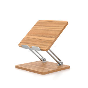 FANTASY UP AP-2DP Desktop Tablet Laptop Support Rack Can Lift Desktop Heightened Wooden Bracket for iPad and Tablets Durable and easy to use
