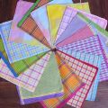 6/12 PCS Unisex Assorted Cotton Handkerchief Cotton Fabric School Office Use Handkerchief. 