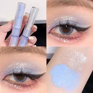 Double-headed Liquid Eye Shadow Matte Sequins Pearlescent Eye Makeup Lying Silkworm Brightening Fine Diamond Eyeshadow Cosmetic
