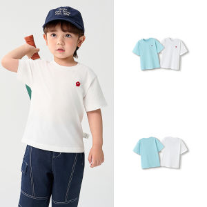 balabala Boys T-Shirt Cotton Quick-Dry Summer 2025 Family Matching Style