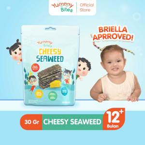 Yummy Bites Cheesy Seaweed 30 GR Snack Sehat Cemilan Anak