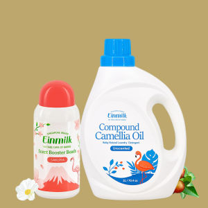 Einmilk Baby Laundry Detergent 2L Camellia oil Natural Laundry Liquid For Newborn Baby Infant Clothe