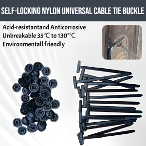 20/100 Pcs Self-Locking Nylon Universal Cable Tie Buckle Heavy Duty Nylon Cable Zip Ties Adjustable Durable Locking Zip Ties Wire Cable Zip Ties