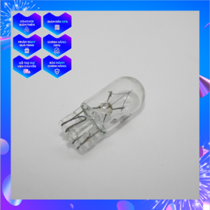 Bóng đèn ghim t10 demi 12v và 24v chính hãng gồm 2 bóng