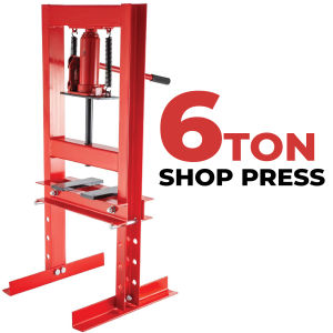 6Ton Heavy Duty Hydraulic Shop Press Bending Machine Car Repair Bearing Disassembly Workshop Equipment Garage Tool