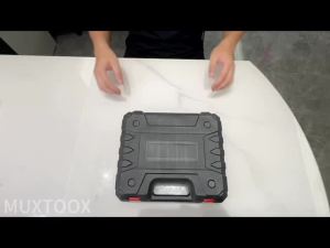 Multi functional cordless impact drill with 3 modes suitable for drilling holes on concrete steel and wood. 29 piece luxury set high-power motor&long-life lithium battery