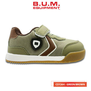 BUM Equipment Kids Shoe CSY264/CSY265 Green x Brown/Pink x Blue - Kasut Kanak-Kanak Kasual Ringan Selesa Sneakers