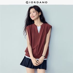 Giordano Women Women Pure Cotton T-Shirt Free Shipping 05326409