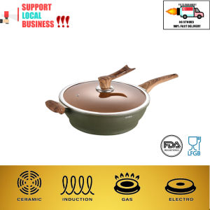 ECOgreen Flat Grill Frying Pan (Suitable for Induction Cooker and Non-stick)