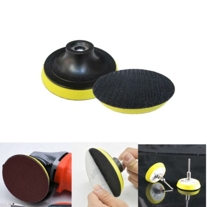 Sanding Pad Pad Poles Velcro 4 Inch Backing Pad Amplas Poles Untuk