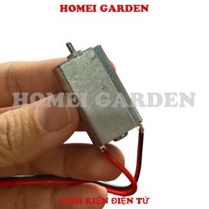 Motor mô tơ 180 hàn sẵn dây 10cm 3V 37V tốc độ 12500 rpm trục 2mm mới 100% dùng DIY - HM0409