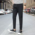 Man Comfortable Plain Pantalon Uniform Pants Men Casual Feet Stretch Straight Trousers for Male Business Trousers. 