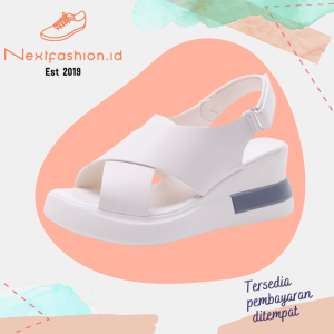 Sepatu Sandal Wedges Wanita Premium S-10 Nextfashion