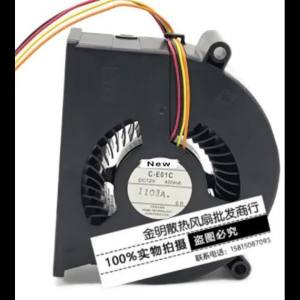 C-E01C DC 12V 400MA พัดลมระบายความร้อน 4 สาย 80x73x25mm สำหรับเซิร์ฟเวอร์และโปรเจคเตอร์