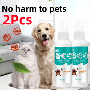 2Pcs Remover For Dog Anti Flea And Tick For Dog Spray Pamatay Garapata Sa Aso Cat 100ML/500ML