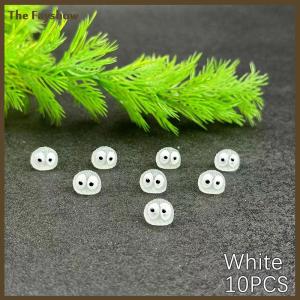 [The Fayshow] 10Pcs Luminous Briquettes Elfs Black Ball Sprite Duck Figurine Home Decor Glowing Miniature Fairy Garden Decoration Accessories
