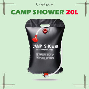[CAMPINGGO] 40L Foldable Shower Bag Solar Energy Heated PVC Shower Water Storage Bag Camping Water Tank Outdoor Beg Air 沐浴袋 水袋