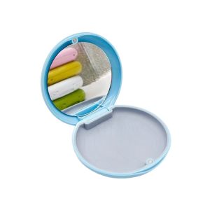 CRUSHES Waterproof Invisible Braces Storage Box Large Capacity ic Denture Organizer Portable with Mirror Aligner Case for HomeTravel