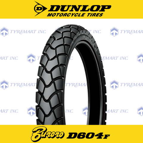 Dunlop Tires D604 (Front) 3.00-21 51P Tubetype Dual Action Motorcycle ...