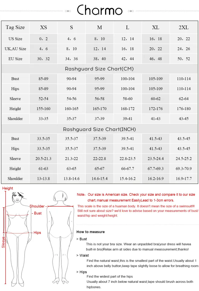 Charmo Women Swimsuit Swimwear Rash Guard Women Short Sleeve Shirts  Rashguard Top Side Bandaged Surf Top Diving Shirt UPF 50+