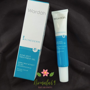 Wardah ACNEDERM ACNE SPOT TREATMENT GEL 15ml/gel untuk wajah berjerawat/obat jerawat/penghilang jerawat/mengurangi kulit berminyak/gel untuk iritasi kulit/gel penghalus kulit wajah