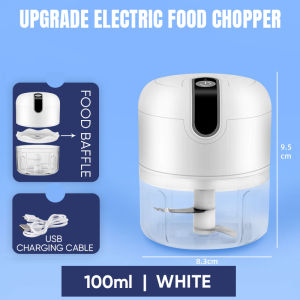 🇸🇬Electric Food Chopper /USB Garlic Chopper Mini Blender Grinder Press Vegetable Meat Chilli Baby Grinder Machine