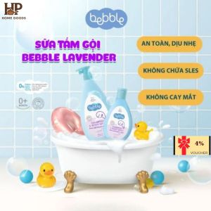 Sữa tắm gội cho bé Bebble shampoo body wash hương Lavender dùng cho trẻ sơ sinh an toàn dịu nhẹ