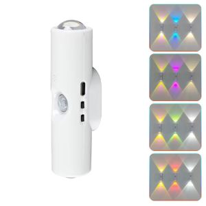 MIIQNUS 3/7 Colors Changing Sensor Night Light Wireless Portable Wall LED Lamp Energy Saving Motion Sensor LED Closet Light Home Decoration