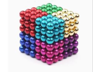 DIY Mini Magnet Beads Colorful Decompression Magnet Bat for Puzzle Toys DIY Magnetic Balls Toys
