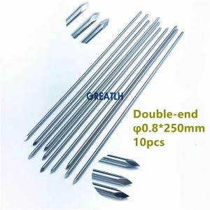 GREATLH 10pcs Double-ended Kirschner Pin Nails veterinary Stainless steel Kirschner wires orthopedics Pet Surgical Instruments