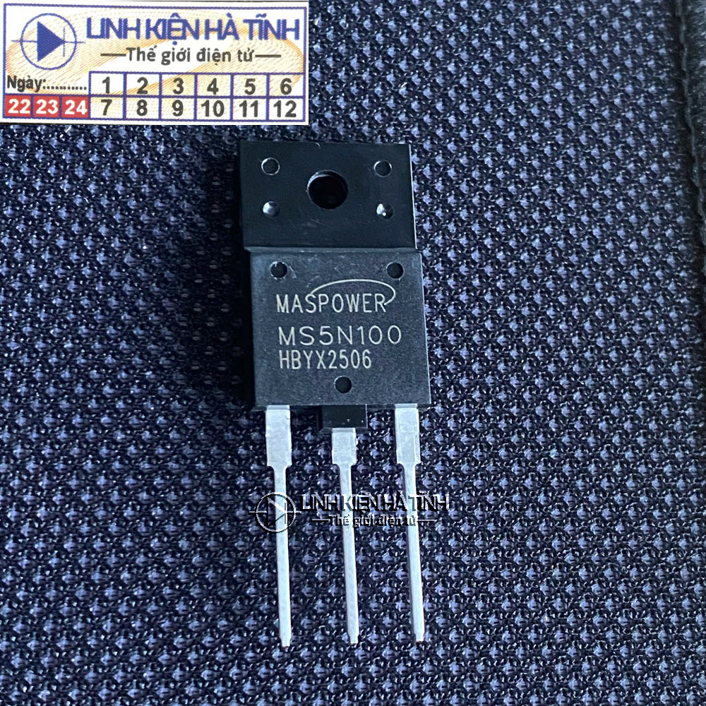 Mosfet máy hàn MS5N100 5N100 kênh N 5A 1000V hàng mới-AD6