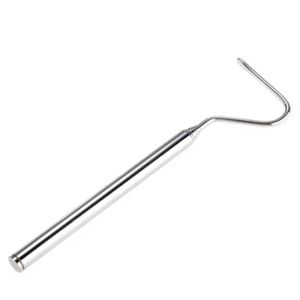 SUN ME Stainless Steel Snake Hook Adjustable Retractable Reptile Handling Tool Durable Rounded Head Reptile Catcher Outdoor