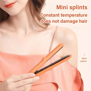 【Left Look Right Color】Mini Ceramic Straightener Portable Ceramic Curling Iron