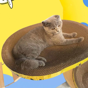 Cat Scratcher Corrugated Scratching Board Cardboard Lounge Bed Scratch Pad Nest Furniture Protect Kitten Training Toy