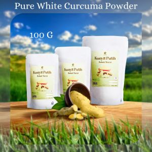 Minuman Wedang Kunyit Putih Bubuk Kering Asli Herbal Tanpa Campuran Melati Noni Original 500 G