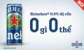 Bia Heineken 0 độ cồn 330ml. 